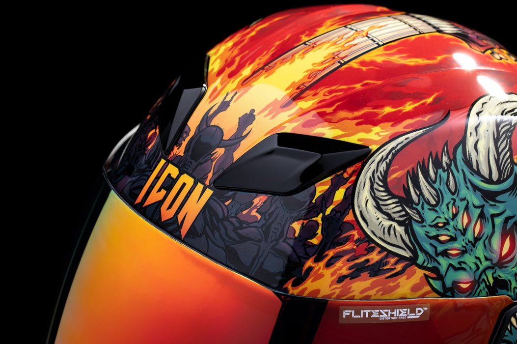 Icon Airflite Mips Blegh Helmet 2025 in Red