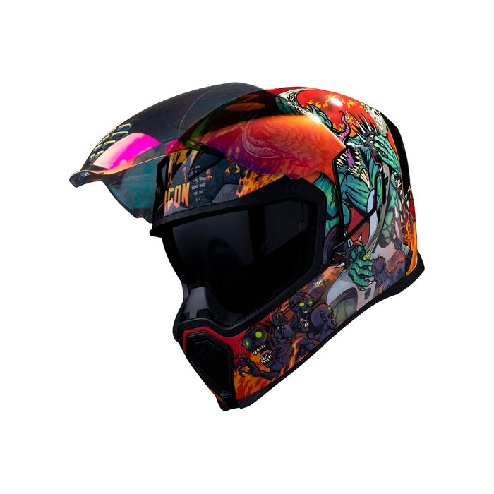 Icon Airflite Mips Blegh Helmet 2025 in Red