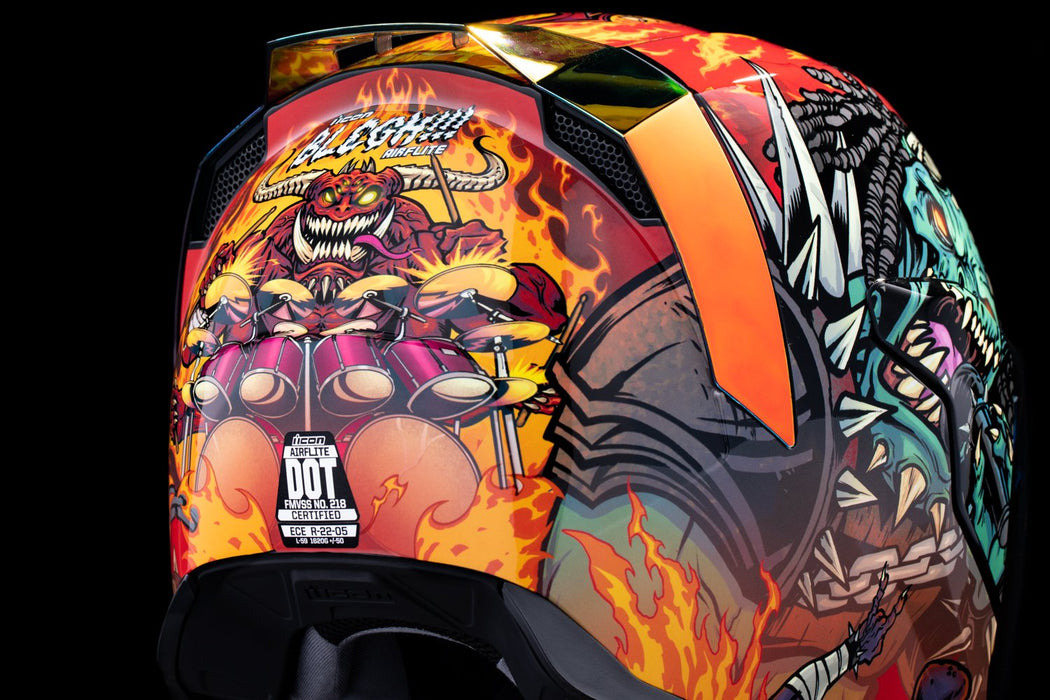 Icon Airflite Mips Blegh Helmet 2025 in Red