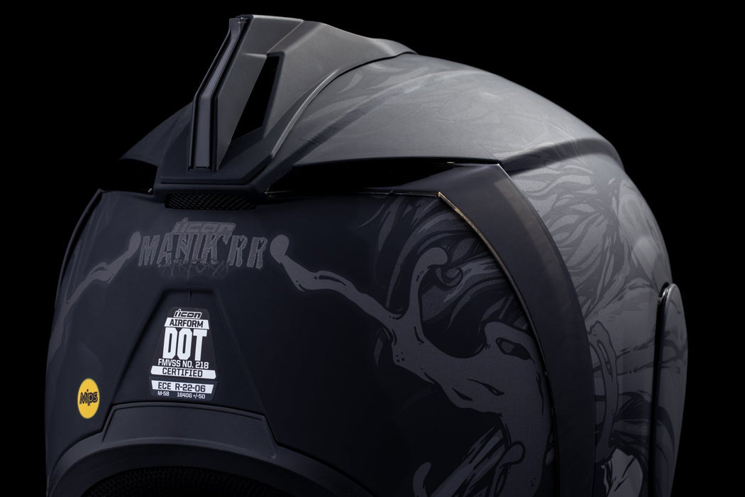 icon Airform Mips MANIK'RR Dark Helmet 2025 in Dark Black