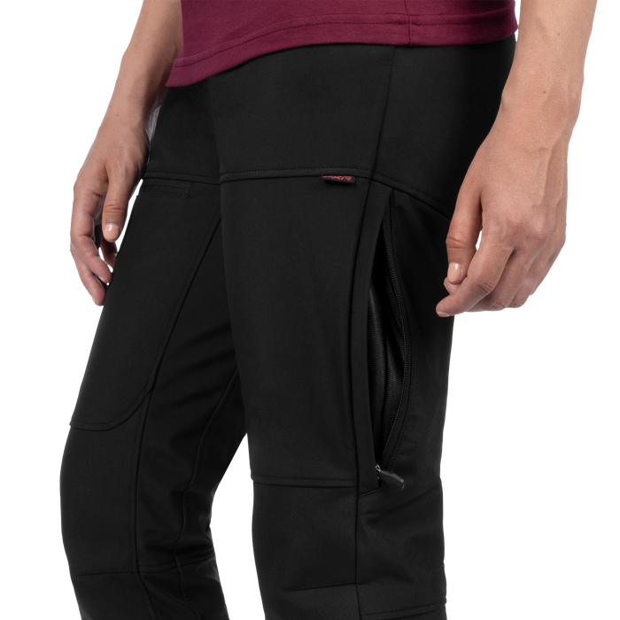FXR Altitude Softshell Women's Pant in Black/Razz