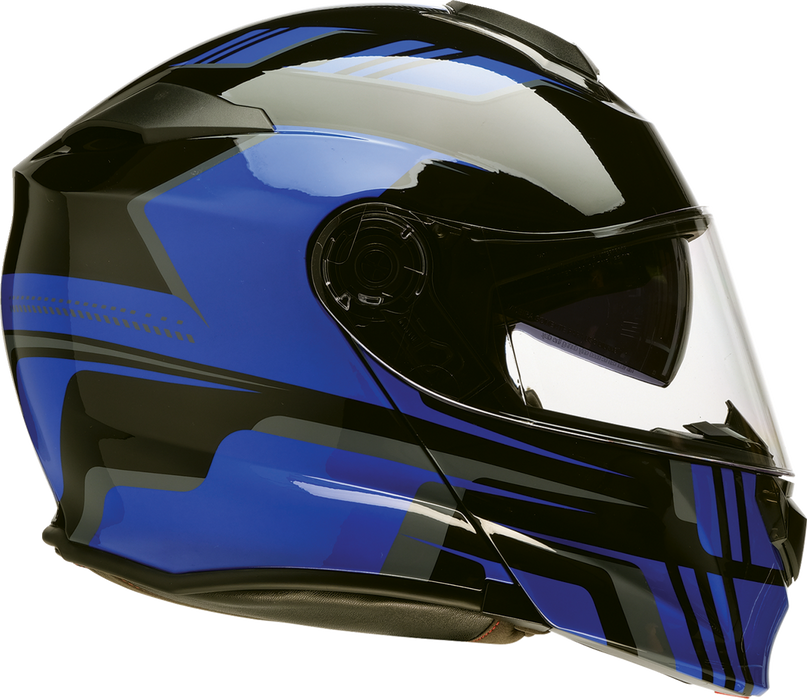 Z1R SOLARIS 2.0 MODULAR SLATER HELMET 2025 IN Black/Blue