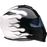 Z1R SOLARIS 2.0 FLAME HELMET 2026 in Black/White