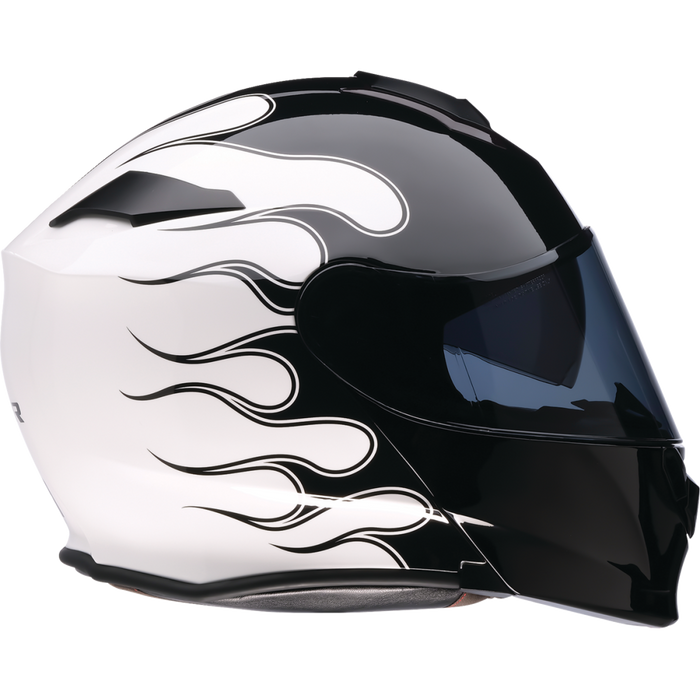 Z1R SOLARIS 2.0 FLAME HELMET 2026 in Black/White