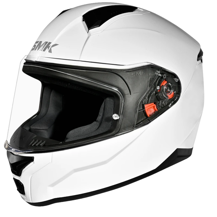 SMK Bionic Youth Solid Helmet 2025 in White