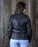 HELGRADE BERGEN WOMEN'S LEATHER JACKET in Black