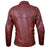 HELGRADE BERGEN WOMEN'S LEATHER JACKET in Oxblood