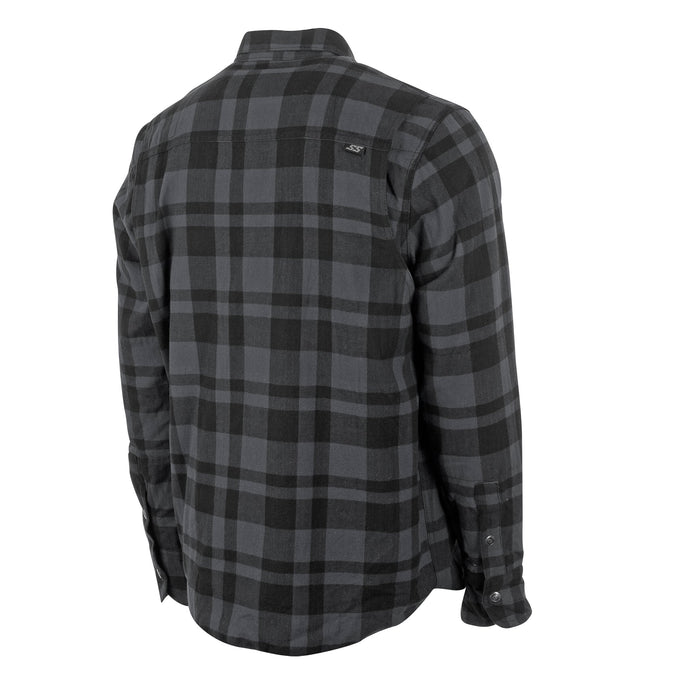 SPEED & STRENGTH BLACK NINE™ 2 REINFORCED MOTO SHIRT in Grey/Black