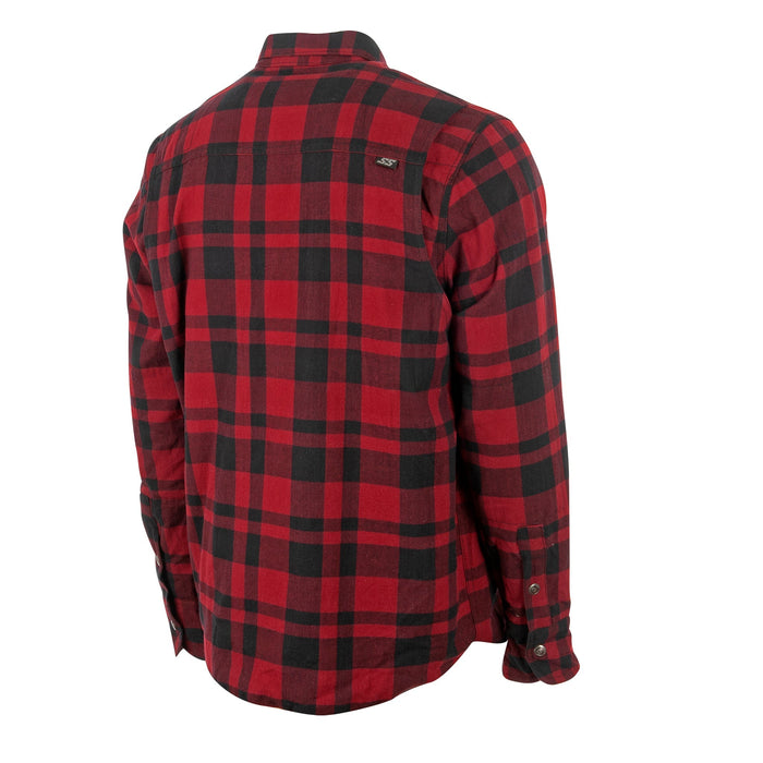 SPEED & STRENGTH BLACK NINE™ 2 REINFORCED MOTO SHIRT in Red/Black