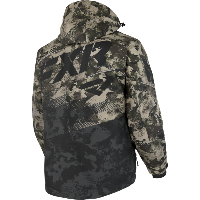 FXR Boost FX 2-IN-1 Jacket in Black-Army Camo