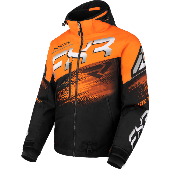 FXR Boost FX 2-in-1 Jacket in Black/Orange