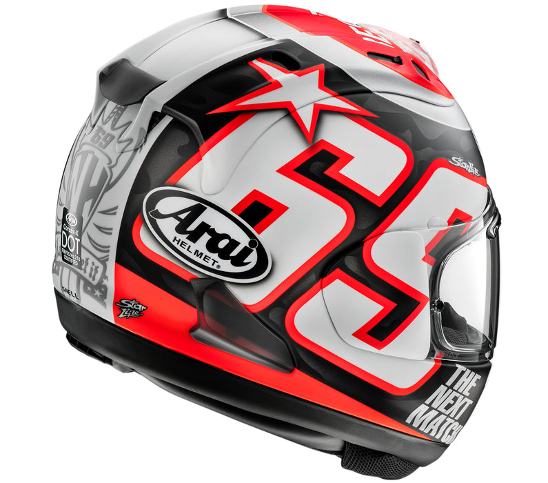 ARAI CORSAIR-X NICKY RESET RED HELMET 2026 in Red