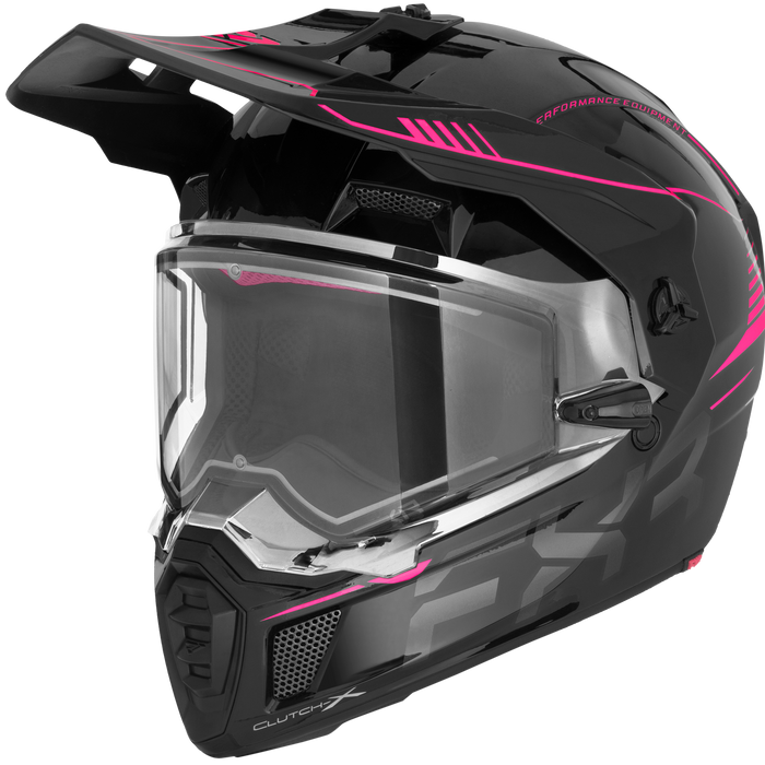 FXR Clutch X Pro Helmet in Electric Pink