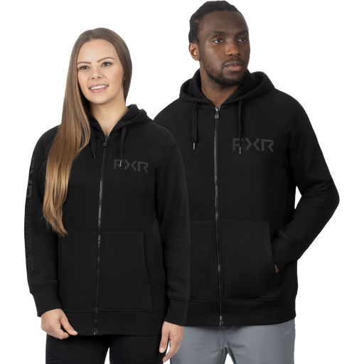 Unisex Clutch Cotton Zip Hoodie