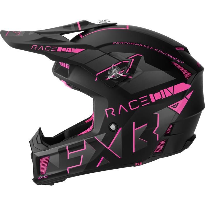 FXR Clutch Evo Helmet in Electric Pink