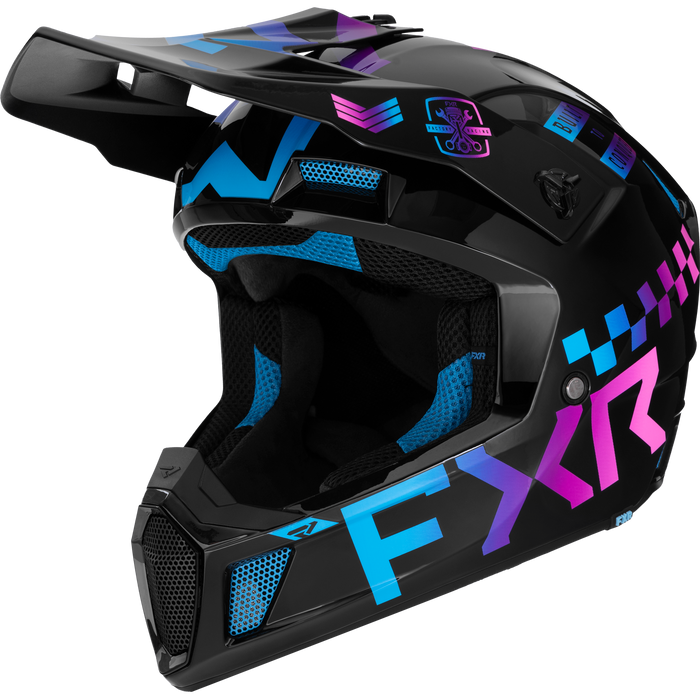 FXR Clutch Gladiator Helmet in Candy