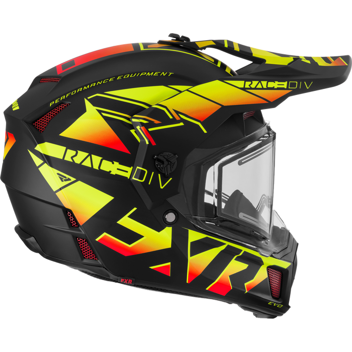 FXR Clutch X Evo Helmet in Ignition