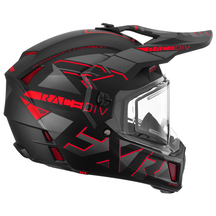 FXR Clutch X Evo Helmet in Red