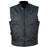 HELGRADE COBAIN WAXED VEST in Black