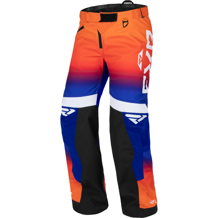 FXR Cold Cross RR Pant in Comp Orange/Blue