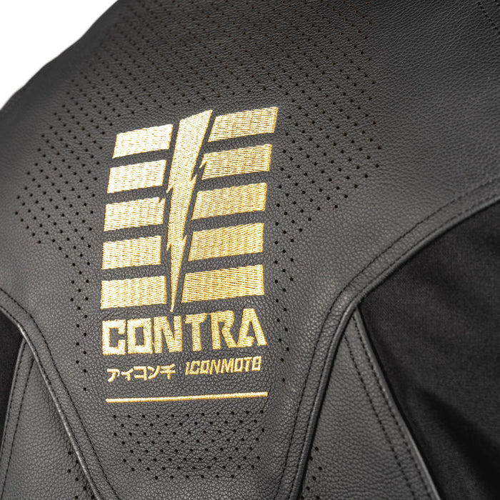 ICON CONTRA3™ RIZZ RIZZ™ LEATHER JACKETS 2026 in Black