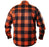 HELGRADE CORNELL MESH MOTO SHIRT in Orange