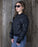 HELGRADE CRUZ WOMEN'S WAXED JACKET in Black