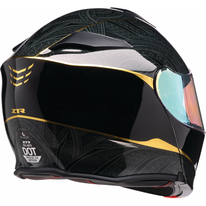 Z1R SOLARIS 2.0 NOTORIOUS MODULAR HELMET 2026 in Black/Gold