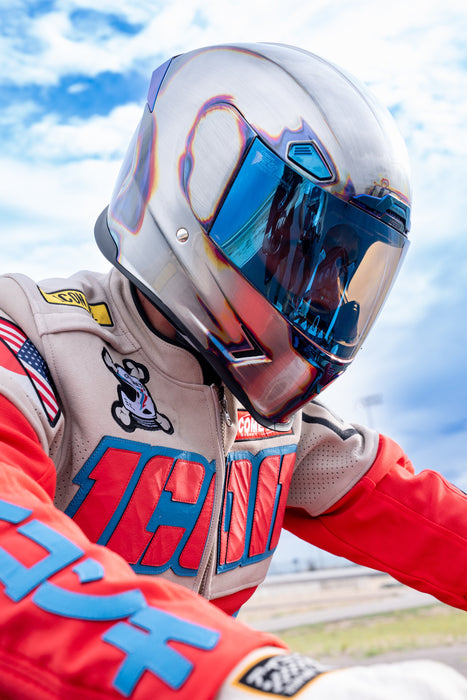 Icon Airframe Pro Reentry Helmet 2025 in Silver