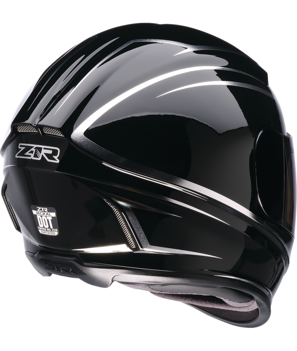 Z1R JACKAL FOIL HELMET 2026 in Black/Silver