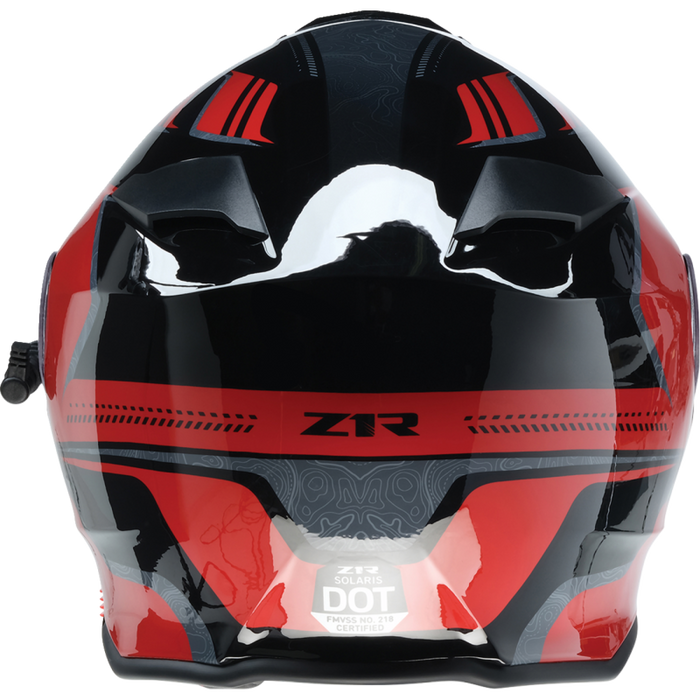 Z1R SOLARIS 2.0 FIRST TRACKS HELMET 2026 in Black/Red
