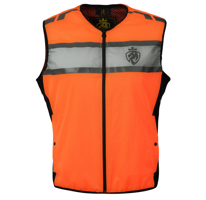 HELGRADE ELBA HI-VIZ VEST in Black