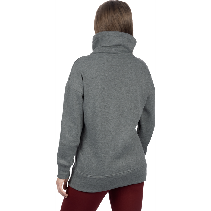 FXR Ember Pullover Women's Sweater in Grey/Merlot
