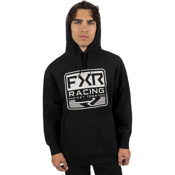 Unisex Emblem Cotton Pullover Hoodie