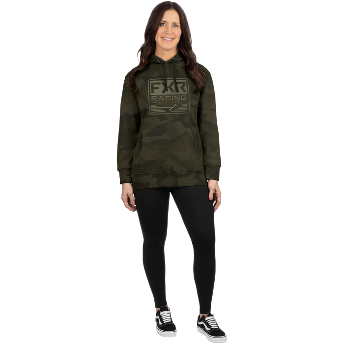 Unisex Emblem Cotton Pullover Hoodie