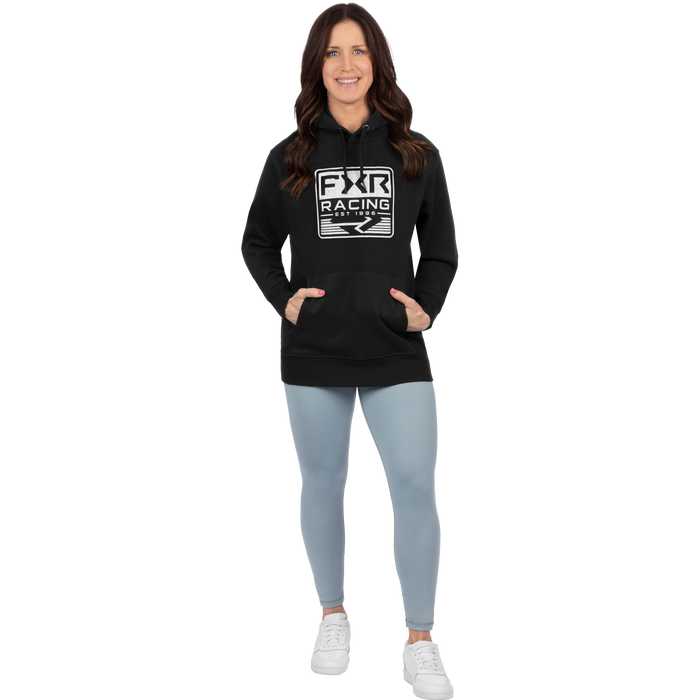 Unisex Emblem Cotton Pullover Hoodie