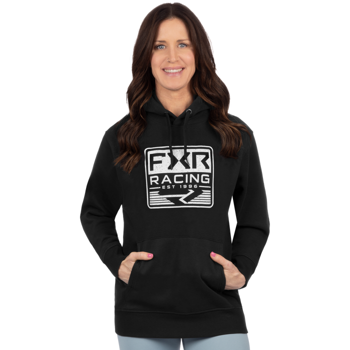 Unisex Emblem Cotton Pullover Hoodie