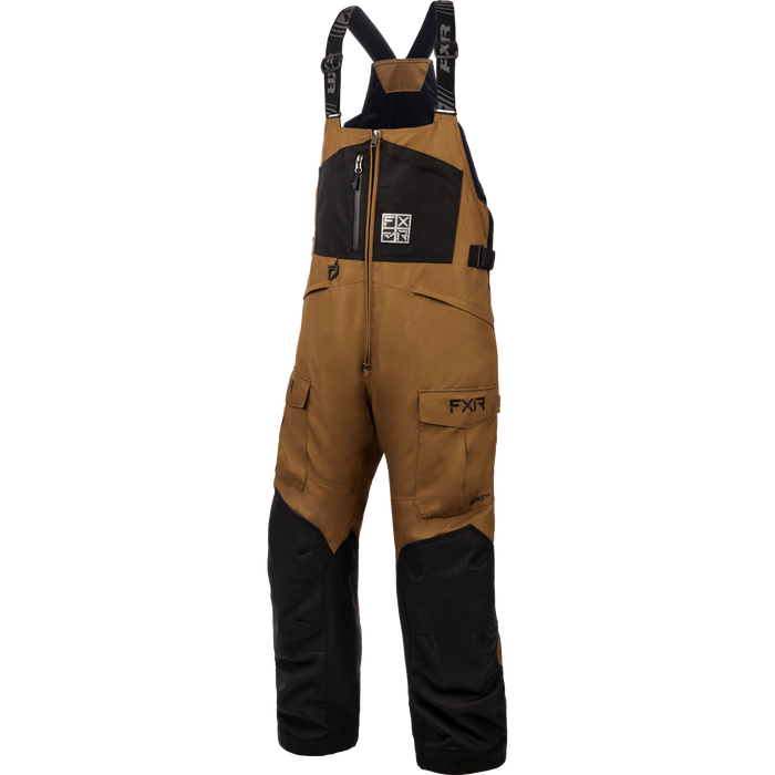 FXR Excursion Ice Pro Bib Pant in Black/Copper