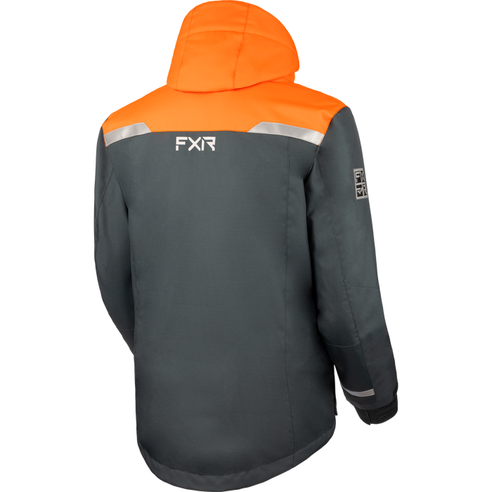 FXR Excursion Ice Pro Jacket in Asphalt/Orange