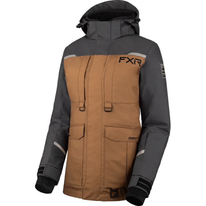 FXR Excursion Ice Pro Women's Jacket in Copper/Asphalt