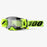 100 Armega Forecast Googles - Clear Lens in Neon Yellow - Neon Yellow/Black