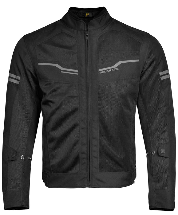 HELGRADE FREEMAN MEN'S MESH JACKET in Black