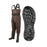 GREEN TRAIL CHEST WADER STREAMFEATHER - Cleated sole Brown
