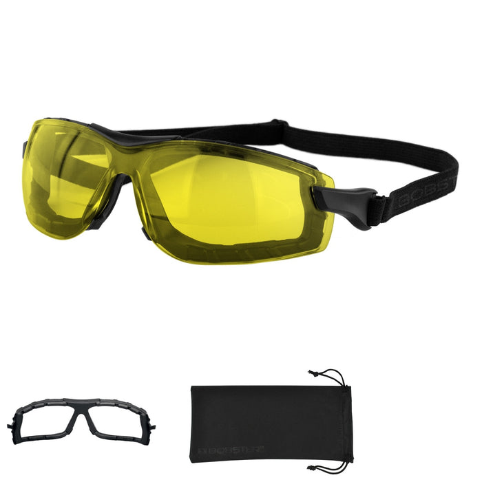 BOBSTER GUIDE GOGGLES in Black/yellow