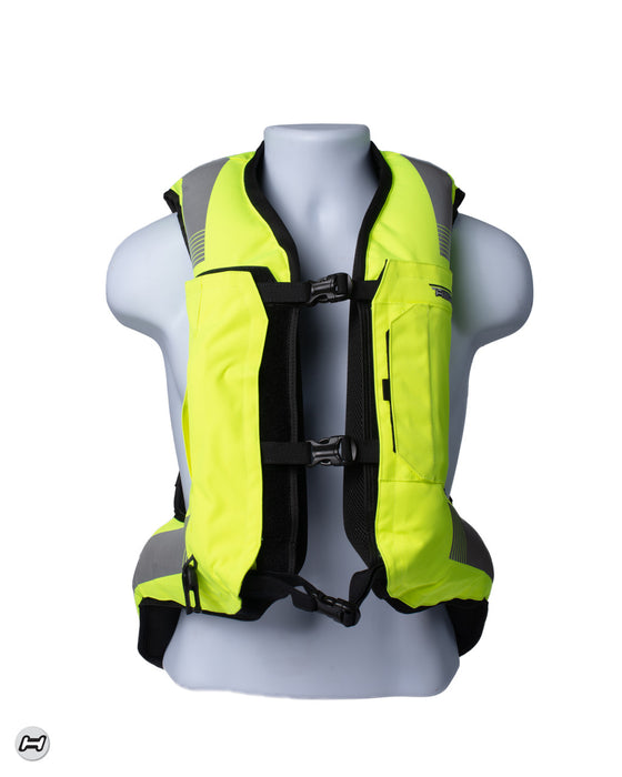 HELITE TURTLE 2 AIRBAG VEST 2026 in Black / Hi-Viz