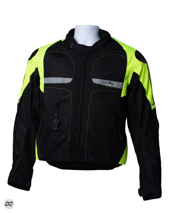 HELITE VENTED AIRBAG JACKET 2026 in Black / Hi-Viz