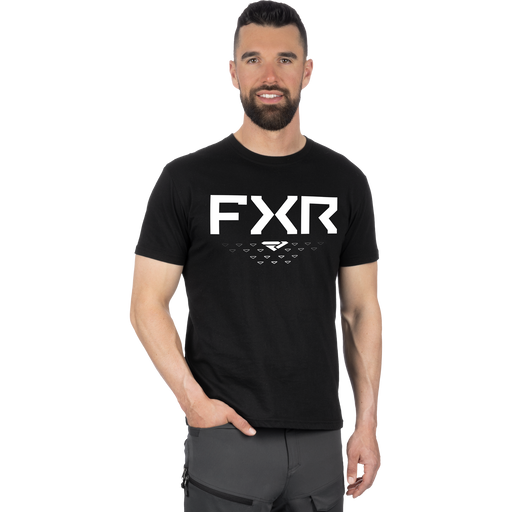 FXR Helium Premium T-shirt in Black/White