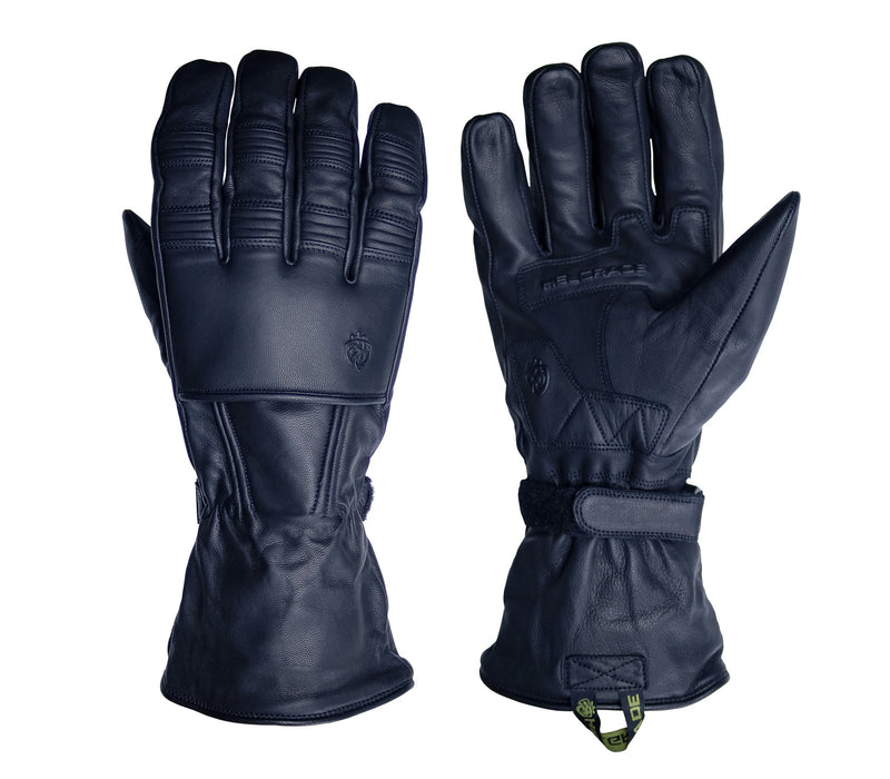 HELGRADE HOPPER WATER RESISTANT LEATHER GLOVE in Black