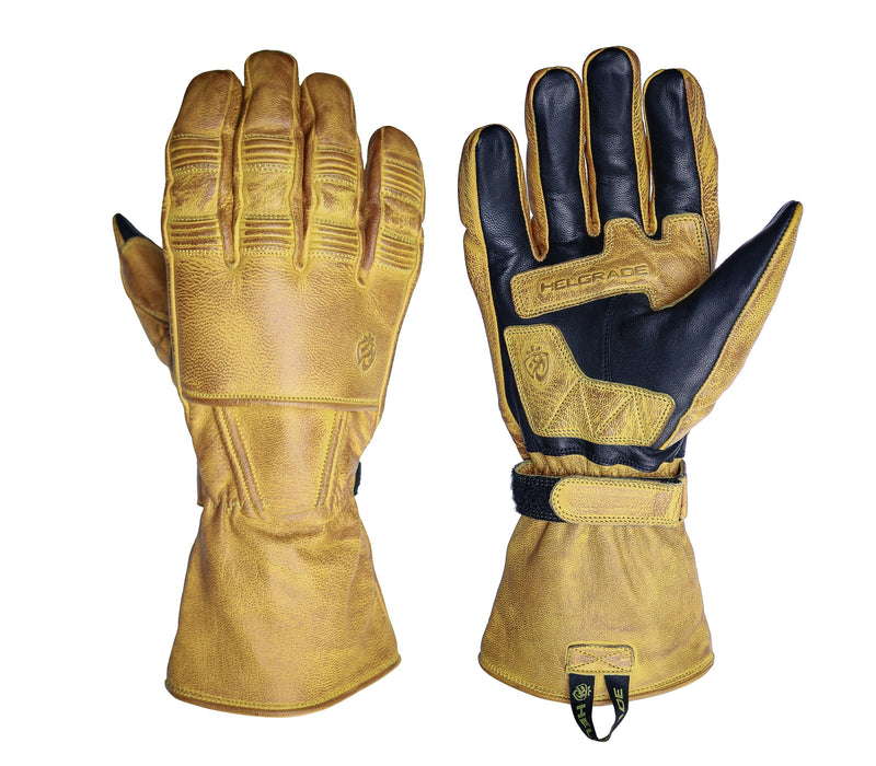 HELGRADE HOPPER WATER RESISTANT LEATHER GLOVE in Brown