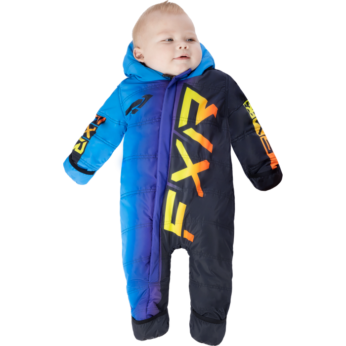 FXR Infant CX Snowsuit in Blue/Inferno